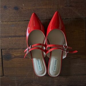 Steve Madden Red Women's Mules
